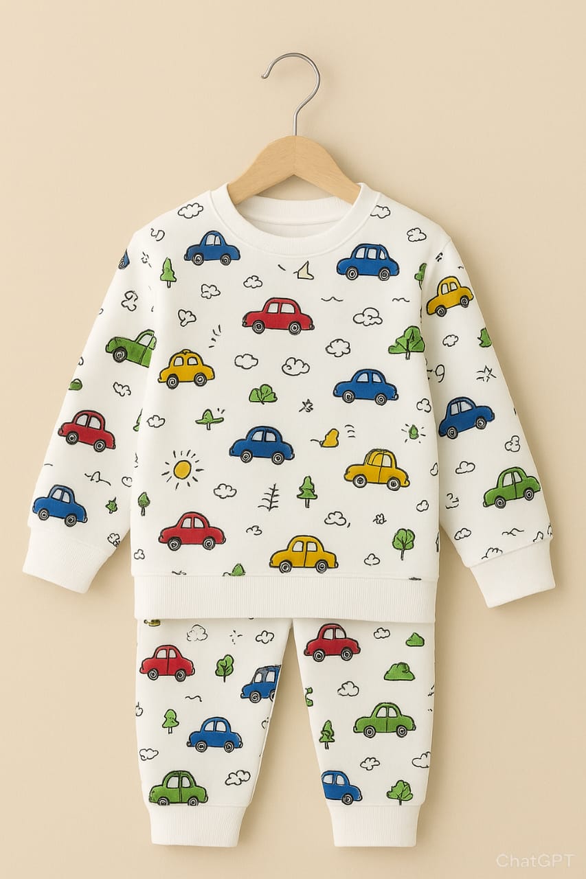 Winter Cotton Fales Track Suit for Kids (1–10 Years)