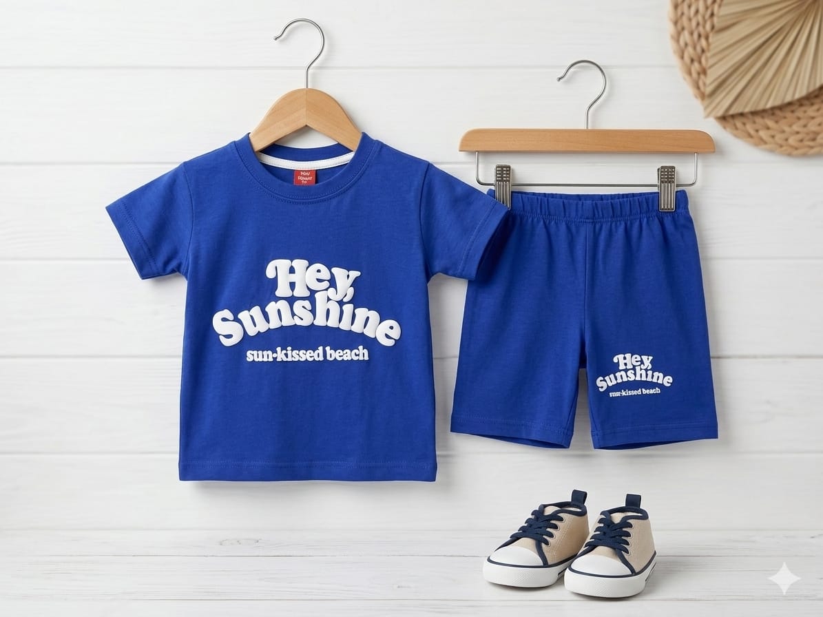 Premium Kids Nikar Shirt Set (Soft Fabric