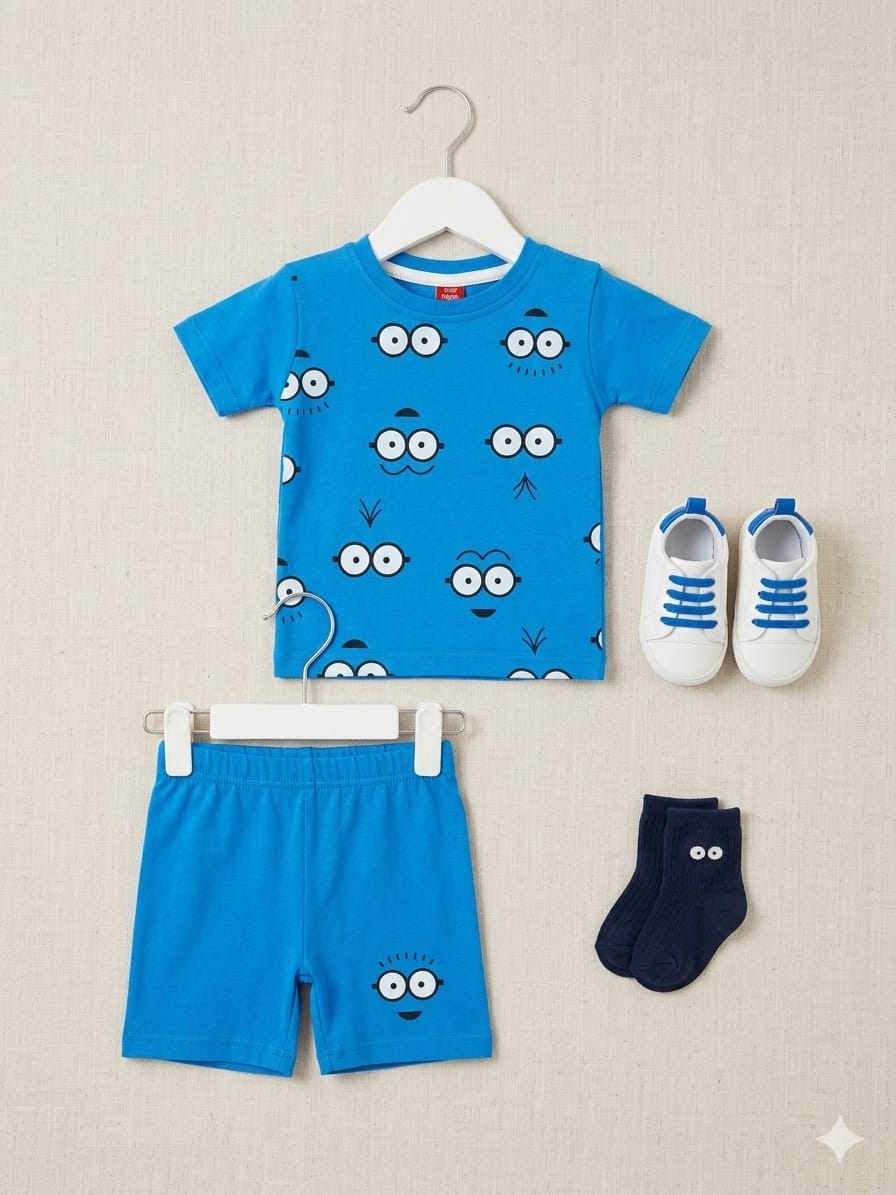 Kids Nikar Shirt Basic Cotton Set