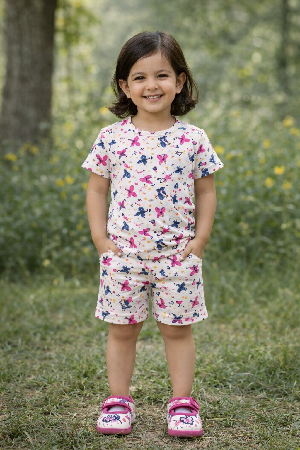  Kids Summer Nikar Shirt Comfort Set