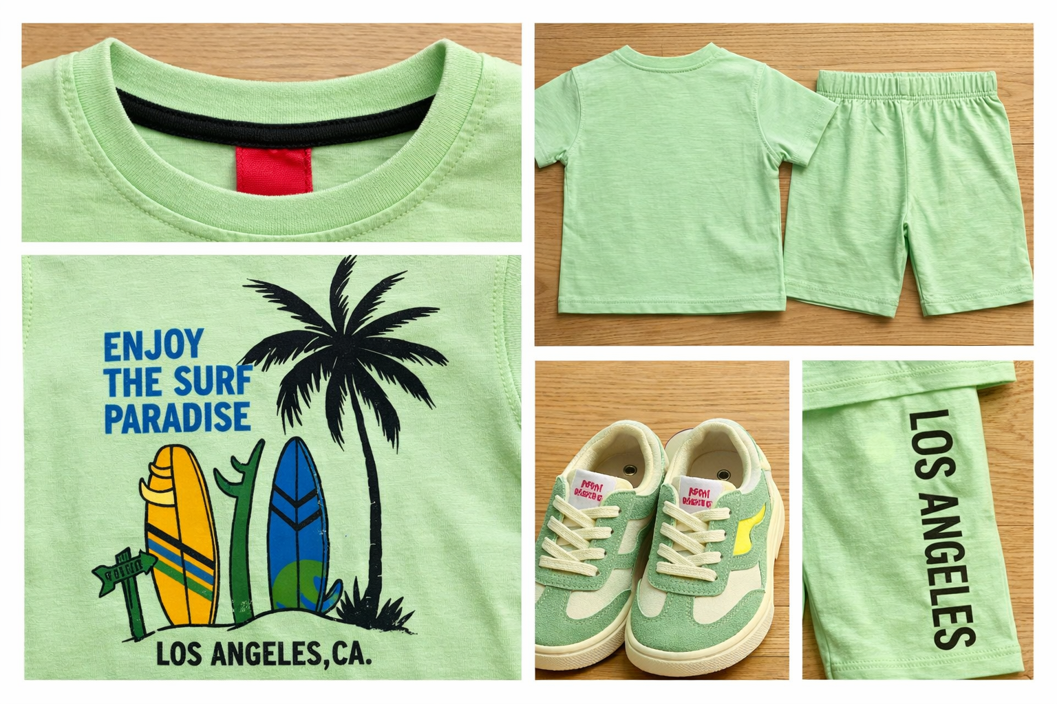  Kids Summer Nikar Shirt Comfort Set